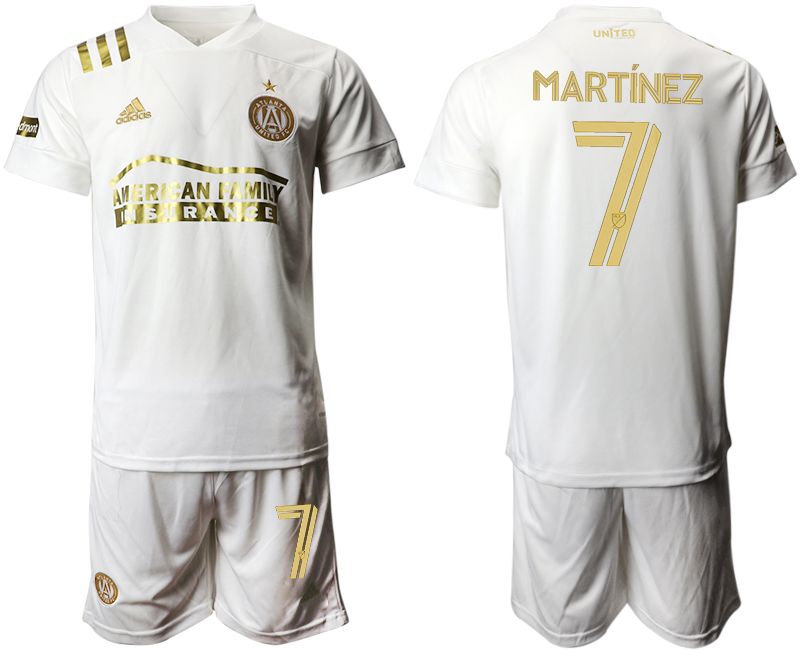 Men 2020-2021 club Atlanta Union away #7 white Soccer Jerseys->other club jersey->Soccer Club Jersey